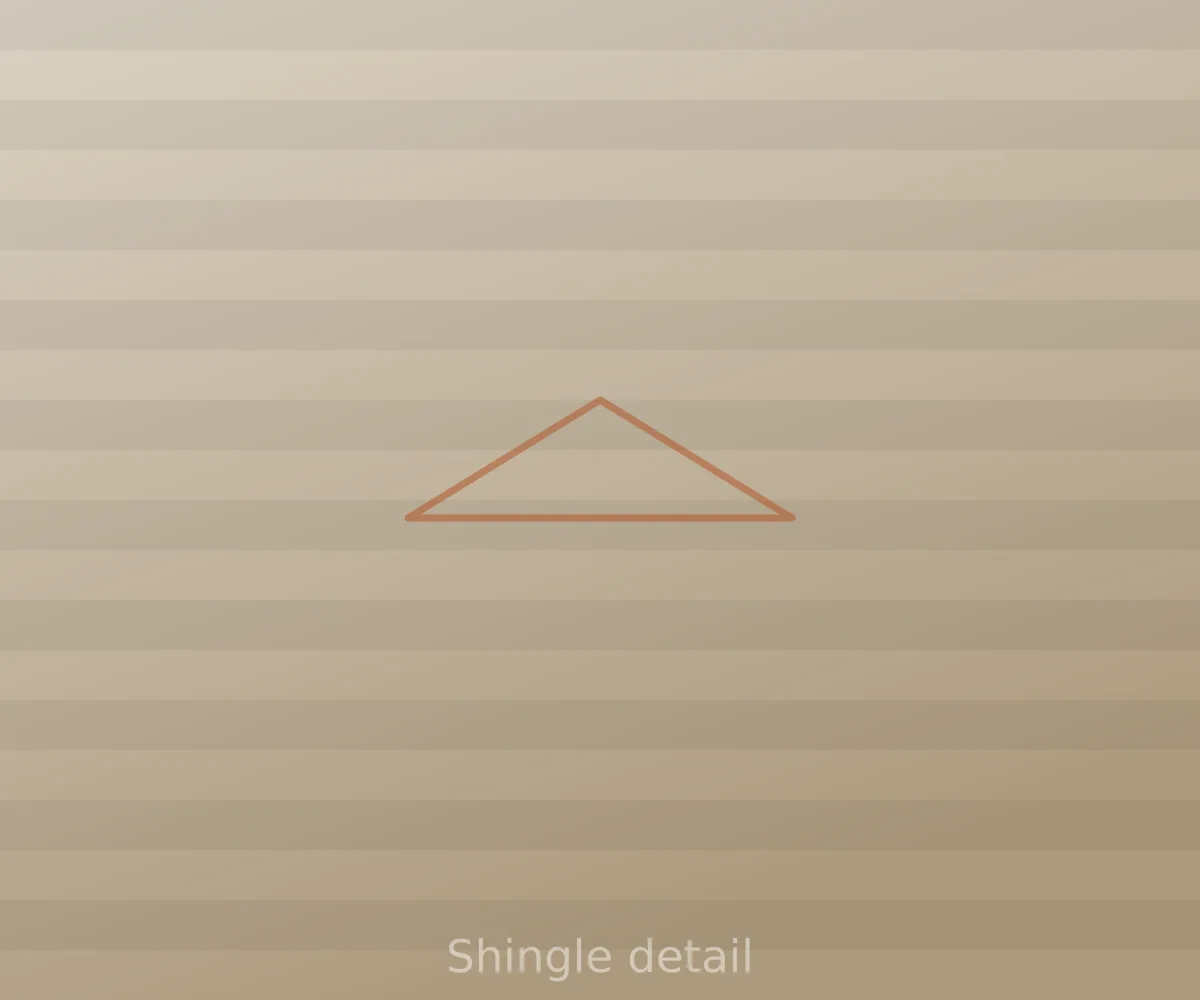 Weathered asphalt shingles with granule loss